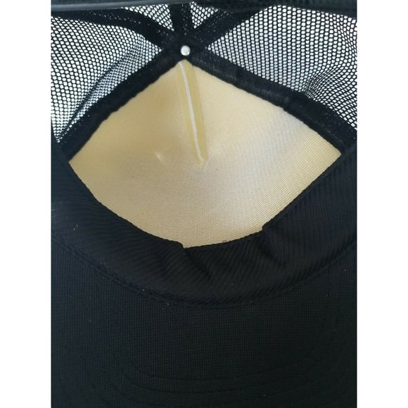 ROCKSTAR Energy Drink Adult Snapback Trucker Mesh Hat Surf Skate Black White - Picture 5 of 12